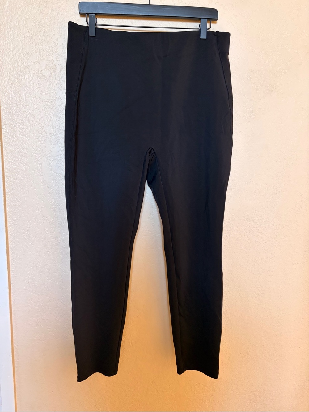 SPANX The Perfect Pant Ankle Backseam Skinny Black 1X Petite 1T